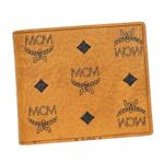 MCM（エムシーエム） 二つ折り財布（小銭入れ付） MXS4SVI72 CO001 COGNAC