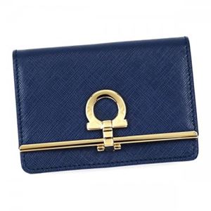 【9月15日まで限定販売】Ferragamo（フェラガモ） カードケース 22C110 614678 SAPHIR