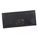 【9月15日まで限定販売】Ferragamo（フェラガモ） 長財布 22B481 614227 NERO