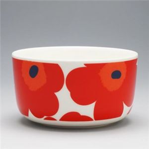 marimekko（マリメッコ） ボウル 63433 1 WHITE／RED