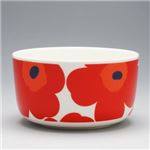 marimekko（マリメッコ） ボウル 63433 1 WHITE／RED