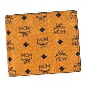 MCM（エムシーエム） 二つ折り財布（小銭入れ付） MXS5AVI72 CO001 COGNAC