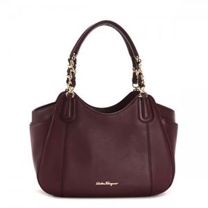 【9月15日まで限定販売】Ferragamo（フェラガモ） ハンドバッグ 21F077 614493 ROUGE NOIR