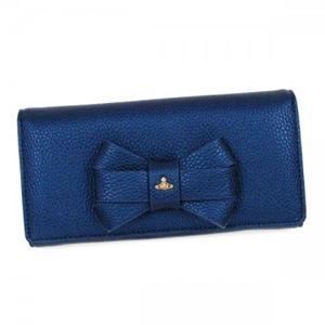 Vivienne Westwood（ヴィヴィアンウエストウッド） 長財布 1032 METAL BLUE