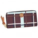 【9月15日まで限定販売】TORY BURCH（トリーバーチ） 長財布 22159043 15891 JUMBO PLAID DEEP BERRY