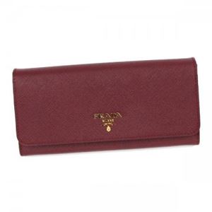 Prada（プラダ） 長財布 1MH132 F0383 CERISE