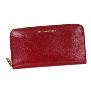 Burberry（バーバリー） 長財布 ELMORE MILITARY RED