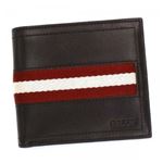 Bally（バリー） 二つ折り財布（小銭入れ付） TYE 271 CHOCOLATE RED／WHITE