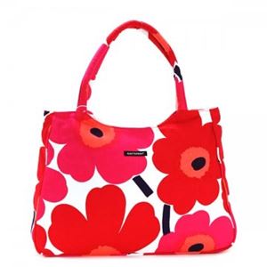 marimekko（マリメッコ） トートバッグ 42631 1 WHITE／RED