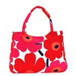 marimekko（マリメッコ） トートバッグ 42631 1 WHITE／RED