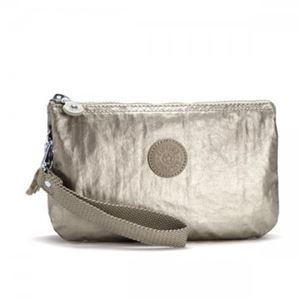 Kipling（キプリング） ポーチ  K15813 E68 Champagne Metal