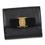 Ferragamo（フェラガモ） Wホック財布 22A926 588253 NERO