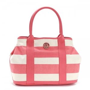 TOMMY HILFIGER（トミーヒルフィガー） トートバッグ 6932079 662 CALYPSO CORAL／NATURAL - 拡大画像