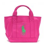 RalphLauren（ラルフローレン） トートバッグ 950065 ULTRA PINK CANVAS - GREEN