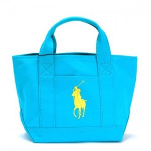 RalphLauren（ラルフローレン） トートバッグ 950066 CARIBBEAN BLUE CANVAS - YELLOW