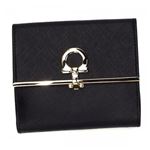 Ferragamo（フェラガモ） Wホック財布 224639 614672 NERO