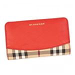 Burberry（バーバリー） 長財布  LS COWLEY HBC 60940 CORAL RED