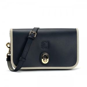 Loewe（ロエベ） ナナメガケバッグ  324.71.H70 5428 NAVY BLUE/STONE