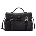 Mulberry（マルベリー） ハンドバッグ  HH7541 A255 BLACK-SOFT GOLD