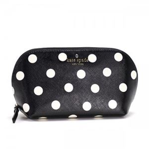 KATE SPADE（ケイトスペード） ポーチ  PWRU4799 71 BLACK/CLOTTED CREAM//BLACK