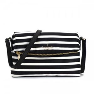 KATE SPADE（ケイトスペード） ショルダーバッグ  PWRU4377 71 BLACK/CLOTTED CREAM