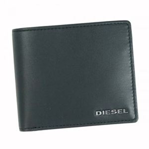 DIESEL（ディーゼル） 二つ折り財布（小銭入れ付）  X03363 H5856 ANTHRACITE/GREEN GABLES