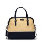 KATE SPADE（ケイトスペード） ハンドバッグ  PXRU6427 159 NATURAL/BLACK//DAISY BLUE