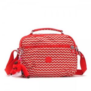 Kipling（キプリング） ナナメガケバッグ K15338 A90 CHEVRON RED PR