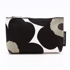 marimekko（マリメッコ） ポーチ 43445 30 WHITE/BLACK