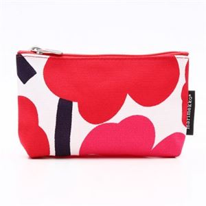 marimekko（マリメッコ） ポーチ 43445 1 WHITE/RED