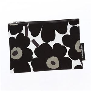 marimekko（マリメッコ） ポーチ 43444 30 WHITE/BLACK