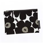 marimekko（マリメッコ） ポーチ 43444 30 WHITE/BLACK