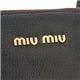MIUMIU（ミュウミュウ） ナナメガケバッグ 5BA003V F0LI4 NERO/RUBINO - 縮小画像4