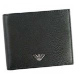 EMPORIO ARMANI(エンポリオアルマーニ) 二つ折り財布(小銭入れ付) YEM122 81072 BLACK