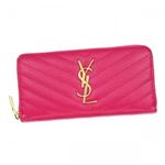 Yves Saint Laurent（イブサンローラン） 長財布 358094 5623 LIPSTICK FUSCHIA