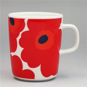 marimekko（マリメッコ） マグカップ 63431 1 WHITE/RED