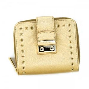 Furla（フルラ） 二つ折り財布（小銭入れ付）  PQ43 CGD COLOR GOLD - 拡大画像