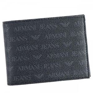ARMANI JEANS（アルマーニジーンズ） 二つ折り財布（小銭入れ付）  938538 20 NERO - 拡大画像