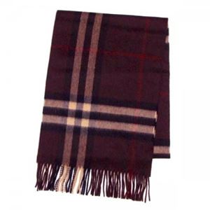 Burberry（バーバリー） マフラー  GIANT ICON 168 BBR CLARET CHECK