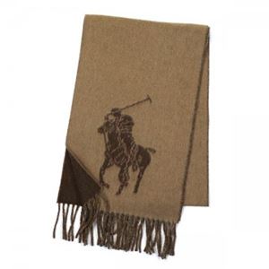 RalphLauren（ラルフローレン） マフラー  6F0213 36 CAMEL HTHR/DK VICUNA