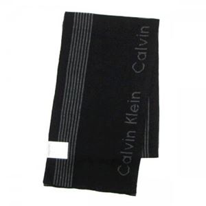 Calvin Klein（カルバンクライン） マフラー  77047 CGH CHARCOAL/BLACK