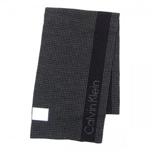 Calvin Klein（カルバンクライン） マフラー  77230 BLK BLACK/CHARCOAL