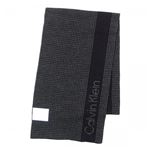 Calvin Klein（カルバンクライン） マフラー  77230 BLK BLACK/CHARCOAL