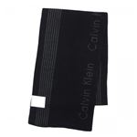 Calvin Klein（カルバンクライン） マフラー  77232 BLK BLACK/CHARCOAL
