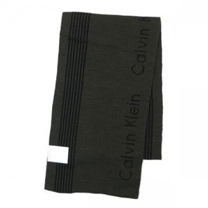 Calvin Klein（カルバンクライン） マフラー  77232 LOD LODEN/BLAK