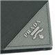 Prada（プラダ） 二つ折り財布（小銭入れ付）  2MO738 F0R8F NERO+MERCURIO - 縮小画像4
