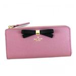 KATE SPADE（ケイトスペード） 長財布L字ファスナー  PWRU5014 526 RUM RAISIN/BLACK