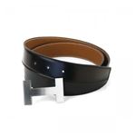 Hermes（エルメス） ベルト  052147CA EQ085 NOIR/ETOUPE　サイズ:B4×6 82.5/87.5 幅3 ベルト穴3