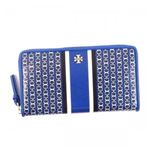 TORY BURCH（トリーバーチ） 長財布 34401 455 JEWEL BLUE GEMINI LINK STRIPE - SLG