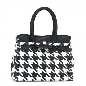 SAVE MY BAG (セーブマイバッグ) ハンドバッグ 10204N PIED DE POULE MAXI